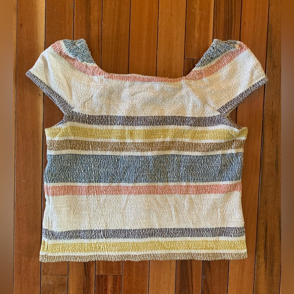 Madewell (Texture And Thread) Button-Front Top In… - image 6